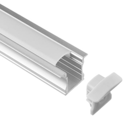引込められた台紙LEDライト アルミニウム プロフィール25 x 14.5mm RoHS